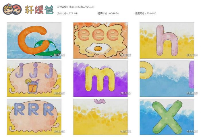 英语 Phonics自然拼读教材 Phonics Kids 1 6册pdf教材 Mp3音频 Dvd视频全套 点读包汇总百度云盘免费下载 伴娃学