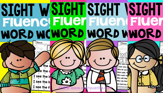 【英语】《Sight Words Worksheets》高频词练习题 英文练习册PDF 百度云网盘下载