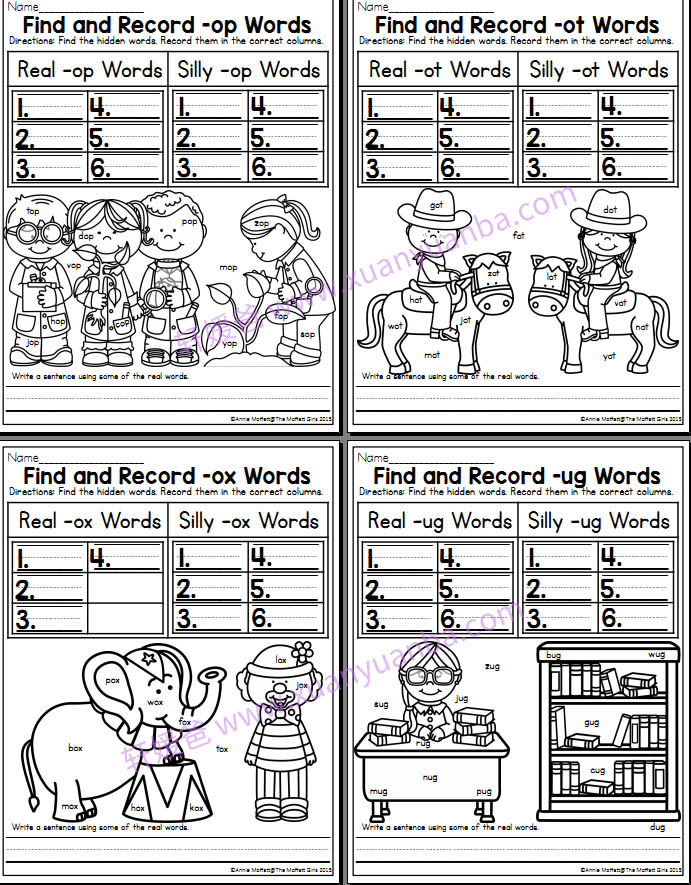 《CVC Fluency THE BUNDLE》全12册单词综合练习册PDF 百度云网盘下载