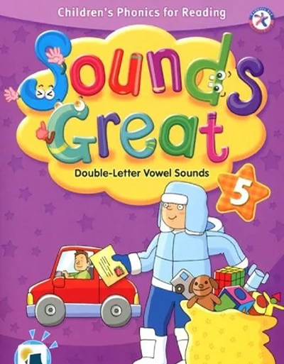 《Sounds Great自然拼读教材1-5级》英文练习册音频单词卡 百度云网盘下载