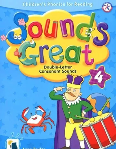 《Sounds Great自然拼读教材1-5级》英文练习册音频单词卡 百度云网盘下载