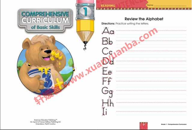 《Comprehensive Curriculum of Basic Skills G1-G5》综合英文练习册 百度云网盘下载