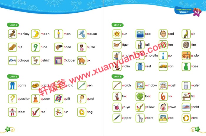 《Sounds Great自然拼读教材1-5级》英文练习册音频单词卡 百度云网盘下载