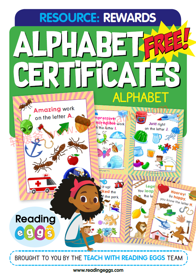 《Reading Eggs全套英文练习册GK-G6》自然拼读理解阅读PDF 百度云网盘下载