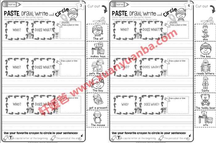 《TPT出品的6套英文句型写作练习册》PDF 百度云网盘下载