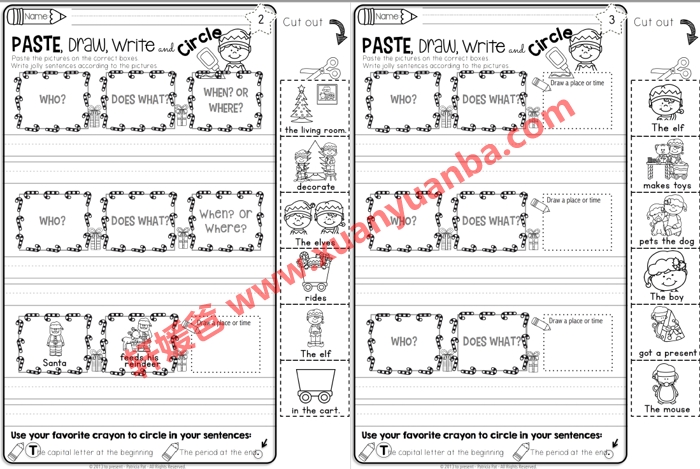 《TPT出品的6套英文句型写作练习册》PDF 百度云网盘下载