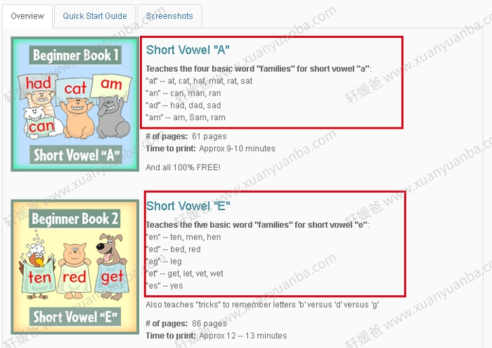 《Progressive Phonics》字母书写自然拼读教材+便携绘本 PDF 百度云网盘下载