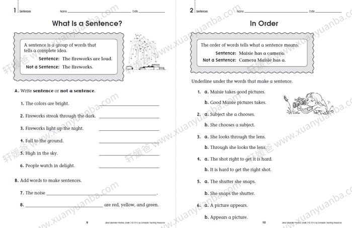 《Great Grammar Practice》1-6级全套小学语法练习册PDF 百度云网盘下载