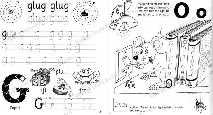 《Jolly Phonics Workbooks 1-7册》欢乐英语儿童自然拼读练习册 PDF 百度云网盘下载