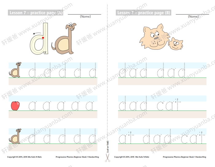 《Progressive Phonics》字母书写自然拼读教材+便携绘本 PDF 百度云网盘下载