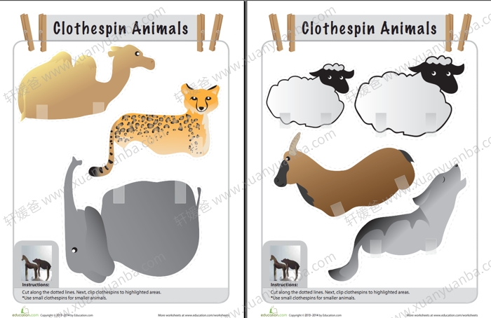 《26个字母动物主题作业纸4套》PDF格式 百度云网盘下载
