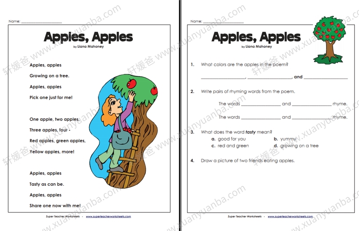 《Super Teacher Worksheets G1-G5》美国小学阅读理解练习1-5年级 PDF 百度云网盘下载