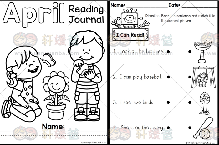 《Reading Comprehension Check》1-10月阅读理解连线练习纸 PDF 百度云网盘下载