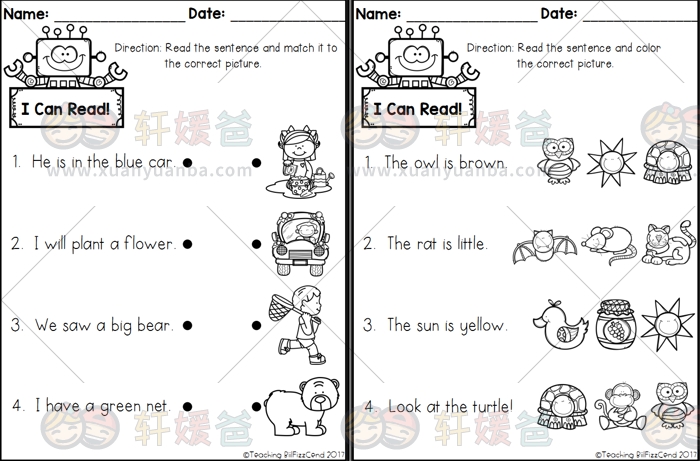 《Reading Comprehension Check》1-10月阅读理解连线练习纸 PDF 百度云网盘下载