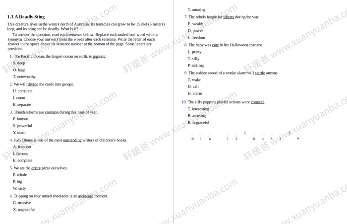 《Exploring vocabulary》8-12岁英语词汇教材练习册 PDF百度云网盘下载