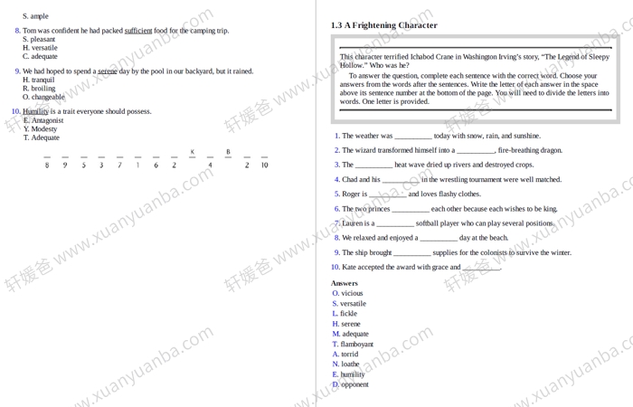 《Mastering Vocabulary》10-14岁英语词汇教材练习册 PDF百度云网盘下载