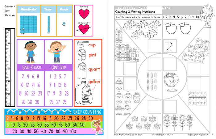 《Interactive Math Curriculum Notebook》美国小学数学趣味动手练习册326P PDF 百度云网盘下载