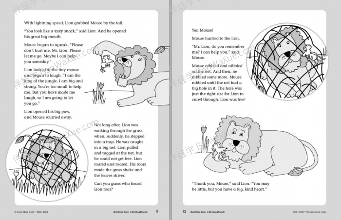 《Retelling Tales With Headbands G-PreK-1 》复述故事手工活动册艺术涵PDF 百度云网盘下载