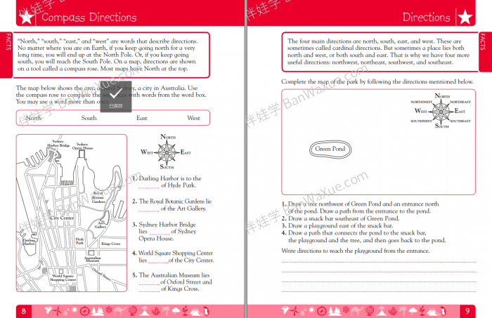 《DK地理练习册》提高三年级学生的地理技能高清PDF 百度云网盘下载