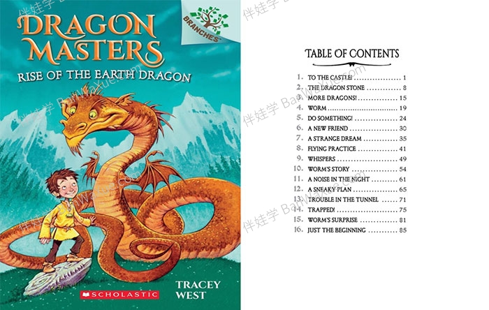 《Tracey West – Dragon Masters》驯龙大师系列桥梁书19册有声书26本PDF 百度云网盘下载