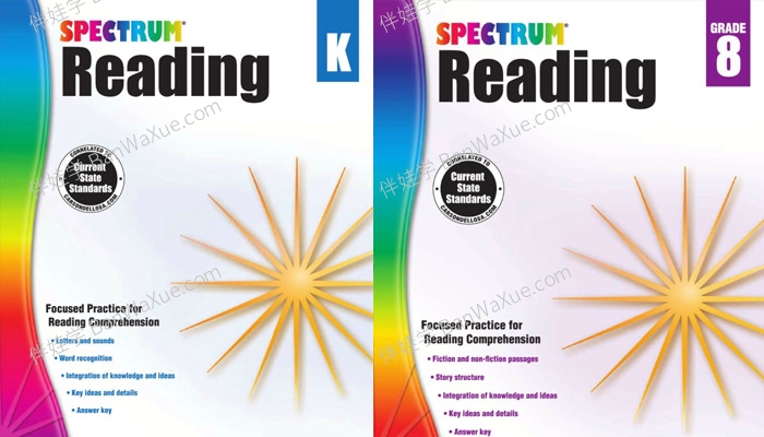 《Spectrum Reading GK-G8》美国小学光谱阅读理解练习册PDF 百度云网盘下载 精品资源 14秒前 0