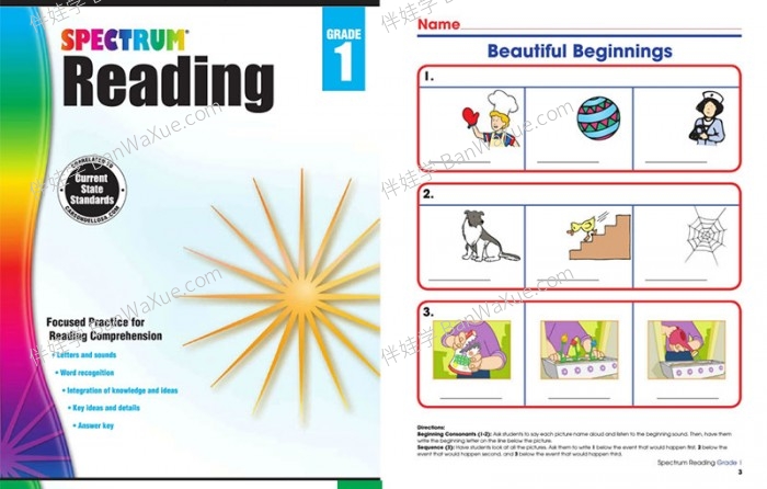 《Spectrum Reading GK-G8》美国小学光谱阅读理解练习册PDF 百度云网盘下载 精品资源 14秒前 0