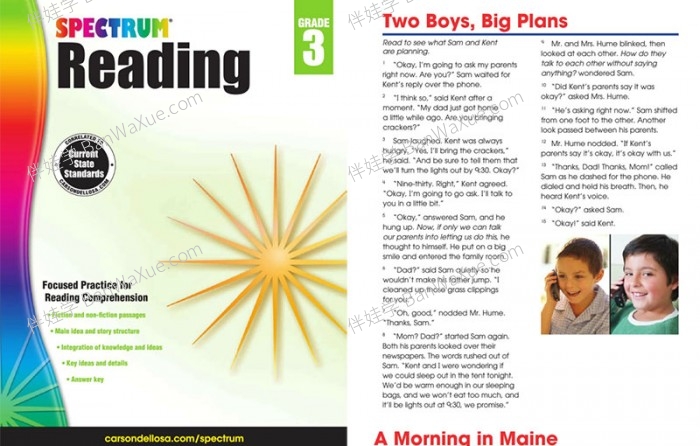 《Spectrum Reading GK-G8》美国小学光谱阅读理解练习册PDF 百度云网盘下载 精品资源 14秒前 0