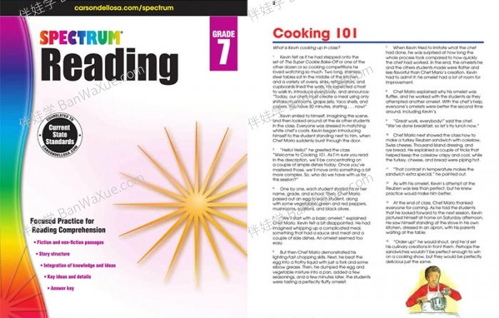 《Spectrum Reading GK-G8》美国小学光谱阅读理解练习册PDF 百度云网盘下载 精品资源 14秒前 0