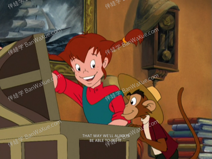 《长袜子皮皮 Pippi.Longstocking》第一季26集英文动画片MKV视频 百度云网盘下载