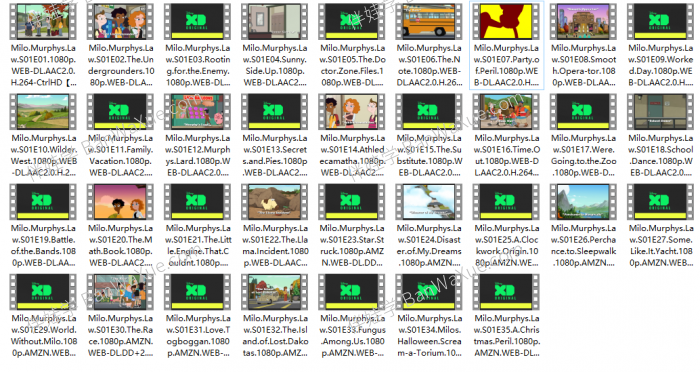 《米罗的墨菲定律 Milo Murphy's Law 》第一二季英文动画片MKV视频 百度云网盘下载