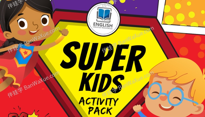 《超级英雄主题练习Super Kids》英文家庭作业纸 PDF 百度网盘下载