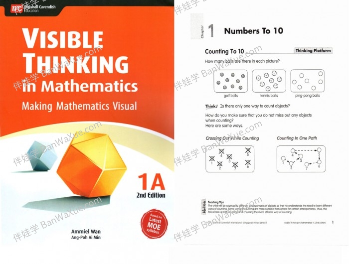 《Visible Thinking in Mathematics》新加坡1-6年级可视思维数学练习册 百度云网盘下载
