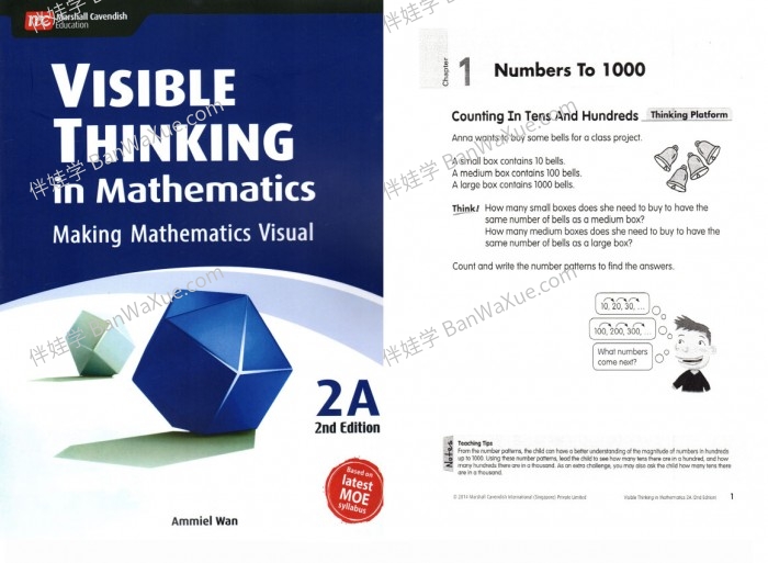 《Visible Thinking in Mathematics》新加坡1-6年级可视思维数学练习册 百度云网盘下载