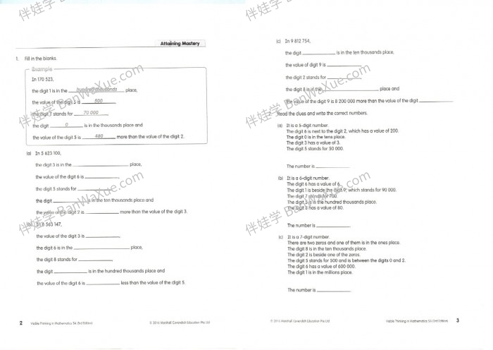 《Visible Thinking in Mathematics》新加坡1-6年级可视思维数学练习册 百度云网盘下载