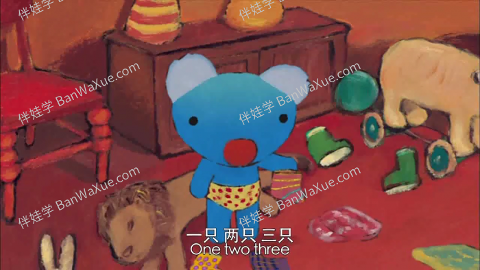 《蓝色小考拉 Penelope》中英文54集全MP4视频+MP3音频+PDF绘本 百度云网盘下载