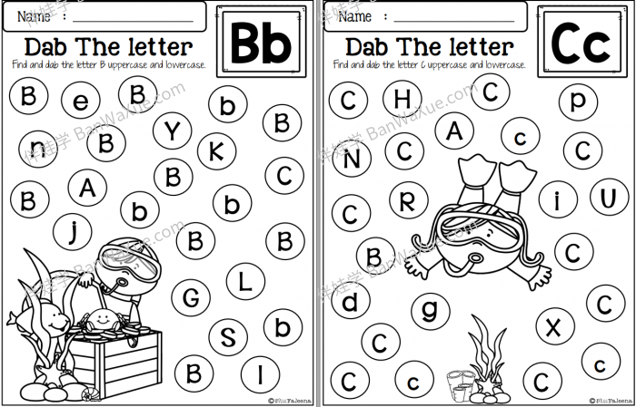 《Alphabet Dab》26个英文字母练习PDF 百度云网盘下载