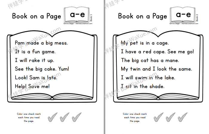 《Phonics Books & Games》自然拼读英文读本游戏练习4册PDF 百度云网盘下载