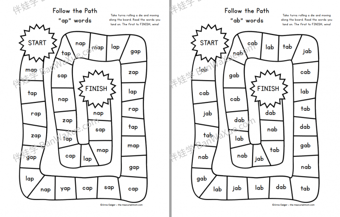 《Phonics Books & Games》自然拼读英文读本游戏练习4册PDF 百度云网盘下载