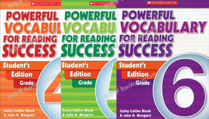 《Powerful Vocabulary for Reading Success 3册》学乐小学高年级词汇提升阅读理解练习册PDF 百度云网盘下载