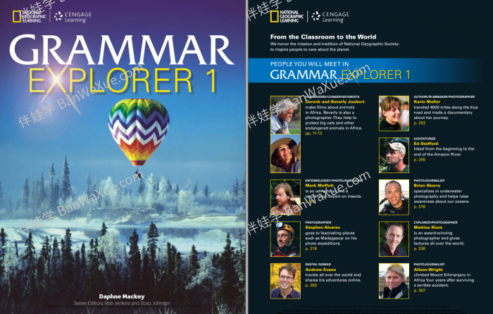 《国家地理语法教材 Grammar Explorer》1-3级青少年使用的英语语法教材PDF+MP3音频 百度云网盘下载