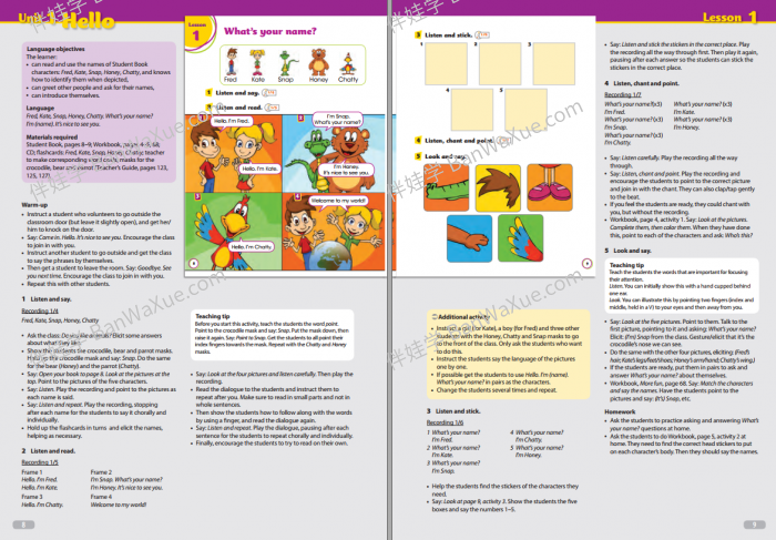 《国家地理 All Together》少儿英文原版英语教材高清教师书+学生书+答案+视频+音频+词汇表 百度网盘下载