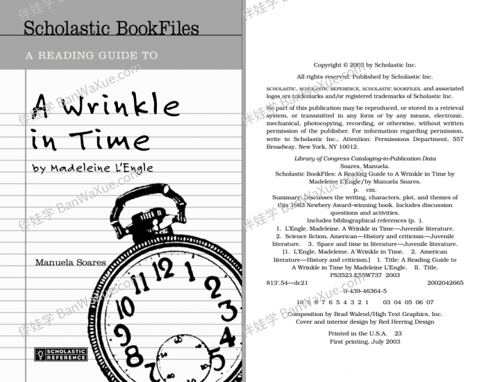 《Scholastic 学乐16册英文小说精读材料》英文桥梁章节书PDF 百度云网盘下载