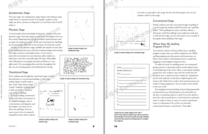 《Writing Curriculum Week-by-Week Lessons 1-3册》学乐写作练习册PDF 百度云网盘下载