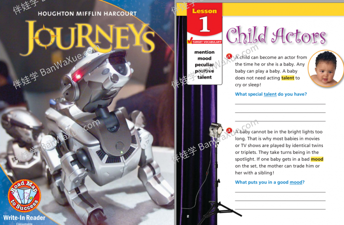 《Journey Write in Reader》美国原版阅读写作教程阅读教材PDF 百度云网盘下载