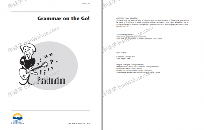 《Grammar On The Go G1-G5》初级英文语法练习册PDF 百度云网盘下载