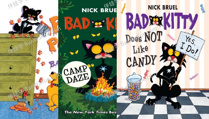 《坏猫系列 Bad Kitty By Nick Bruel》12册英文原版英文桥梁书PDF百度云网盘下载