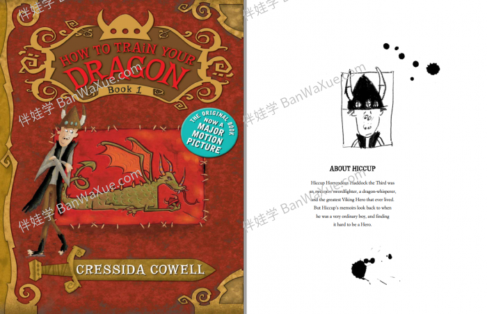 《How to Train Your Dragon Series - Cressida Cowell》12册有声英文桥梁章节书PDF  百度云网盘下载