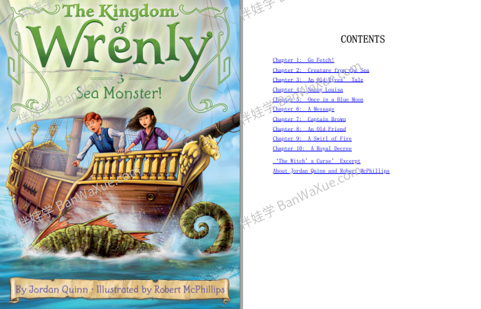 《Kingdom of Wrenly Series》1-17册雷恩利王国系列英文桥梁章节书PDF 百度云网盘下载