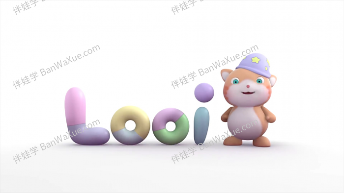 《Looi的动物朋友们》幼儿认知启蒙无对白高清MP4动画视频 百度云网盘下载
