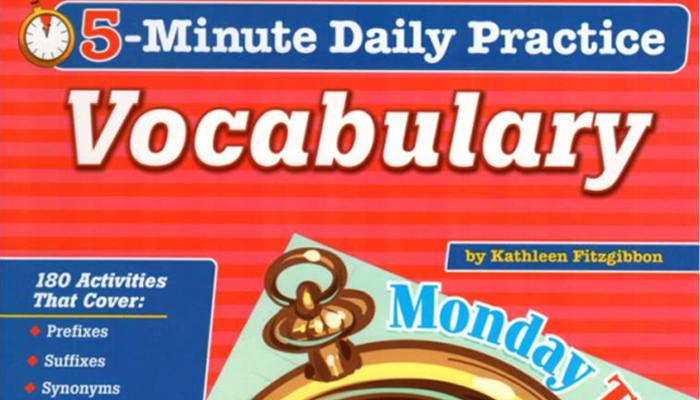 《5-minute Daily Practice Vocabulary》小学英语5分钟词汇练习册PDF 百度网盘下载